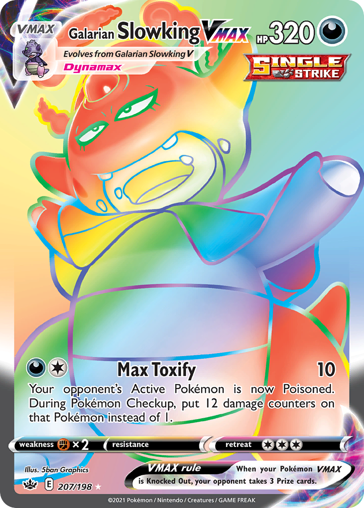 Galarian Slowking VMAX - Chilling Reign - 207