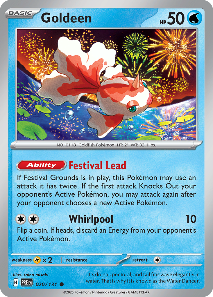 Goldeen - Prismatic Evolutions - 020