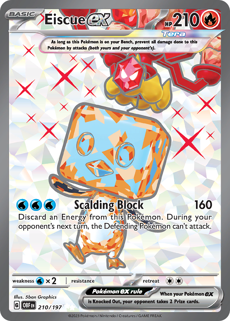 Eiscue ex - Obsidian Flames - 210