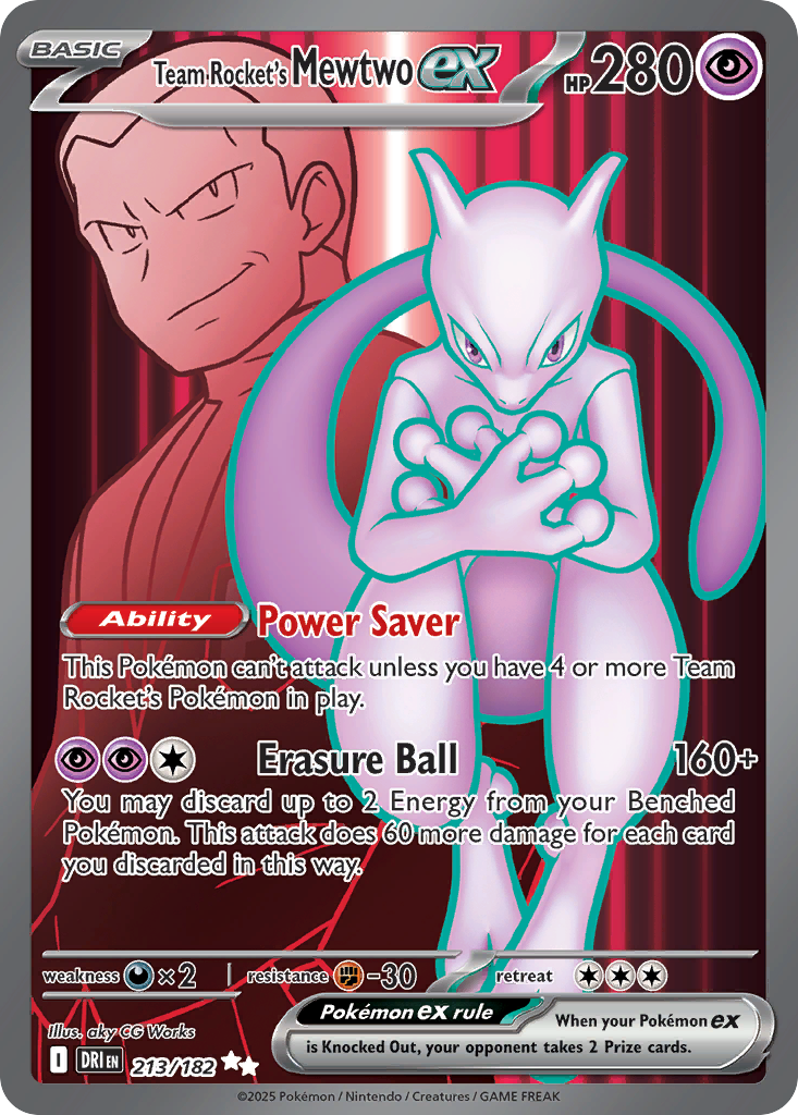 Team Rocket's Mewtwo ex - Destined Rivals - 213
