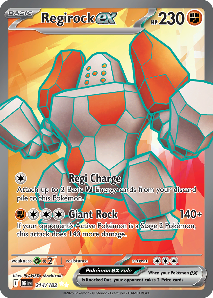 Regirock ex - Destined Rivals - 214
