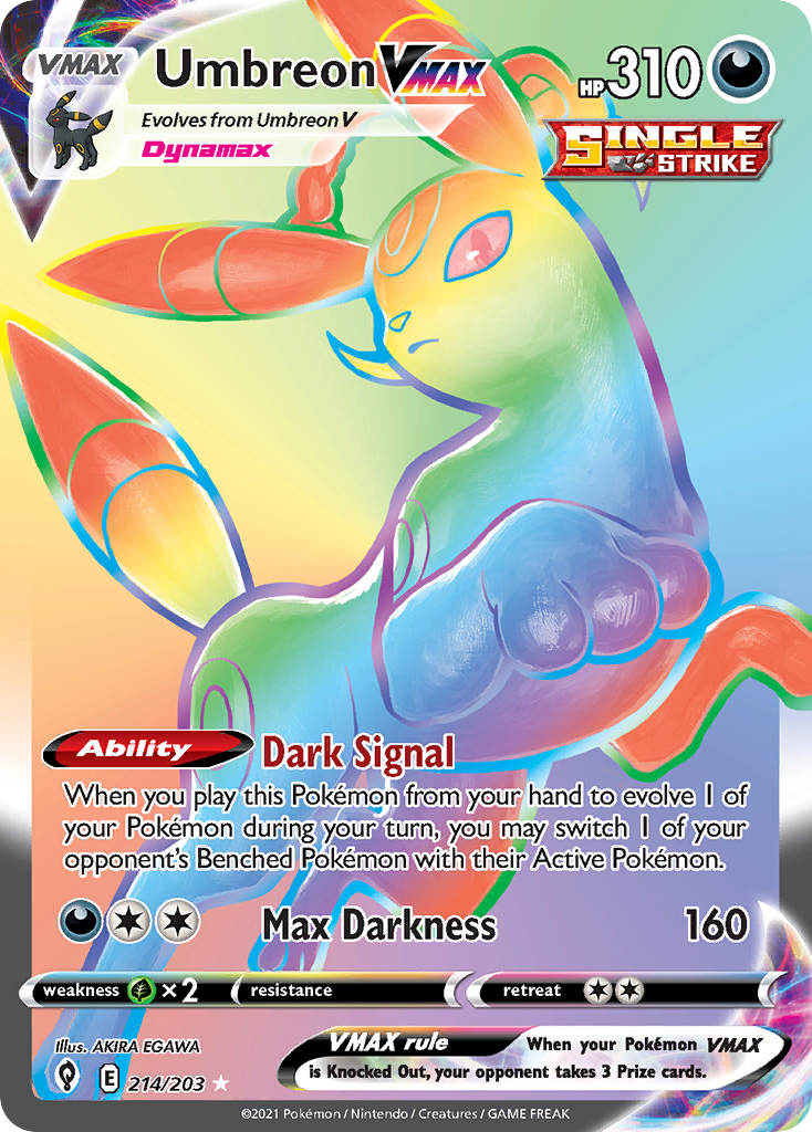 Umbreon VMAX - Evolving Skies - 214 Bulbastore Umbreon VMAX - Evolving Skies - 214 Bulbastore