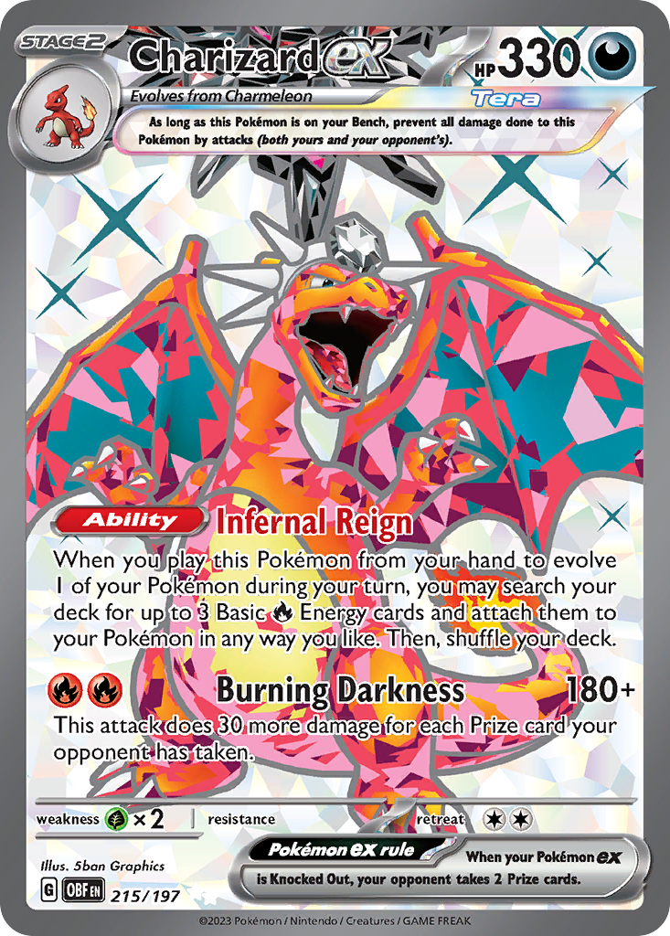 Charizard ex - Obsidian Flames - 215