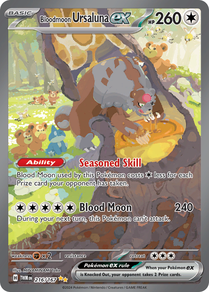 Bloodmoon Ursaluna ex - Twilight Masquerade - 216