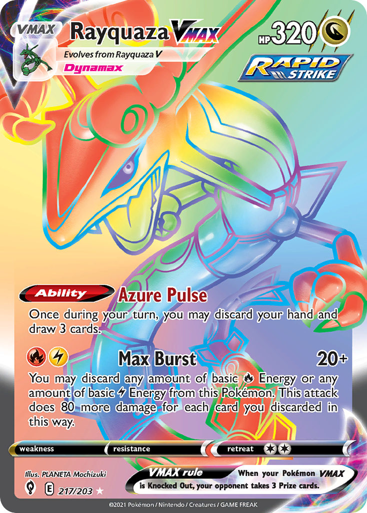 Rayquaza VMAX - Evolving Skies - 217
