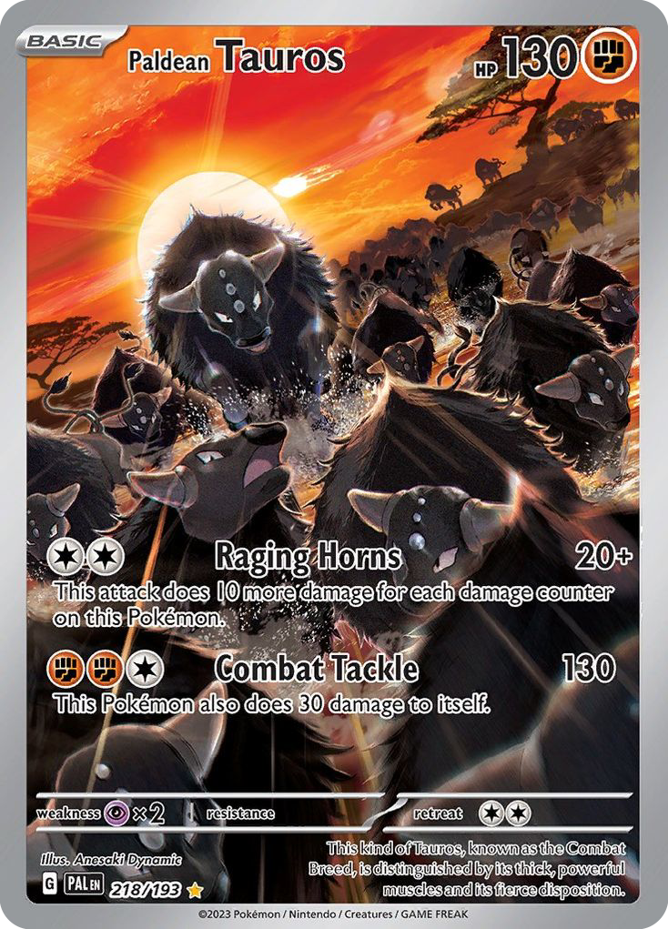 Paldean Tauros - Paldea Evolved - 218