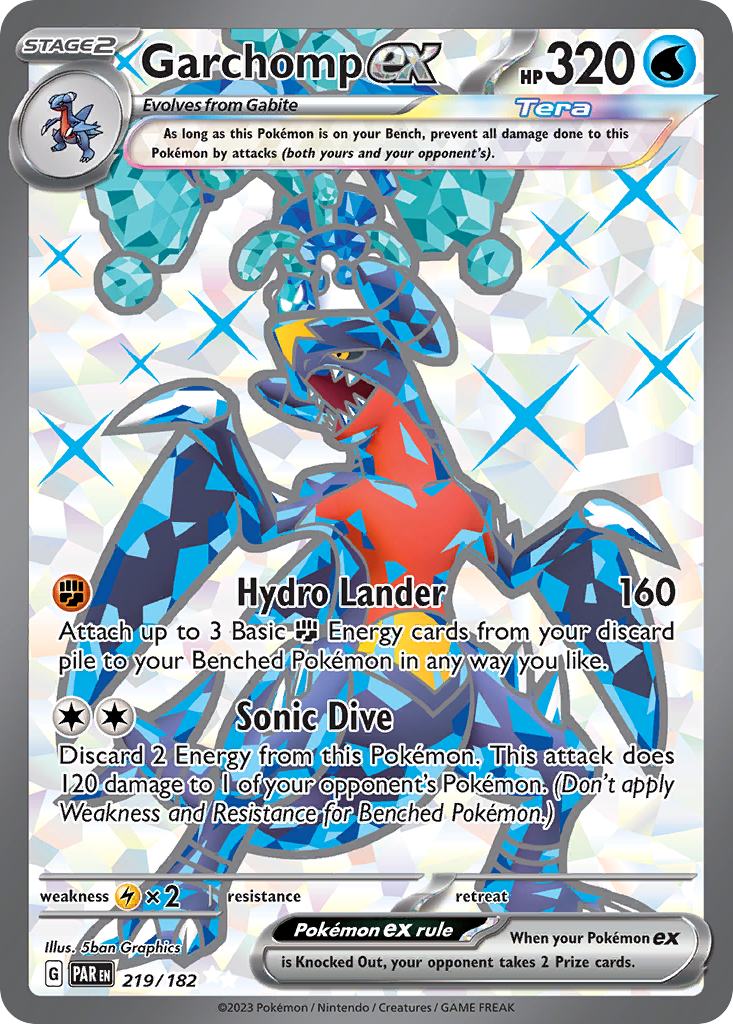 Garchomp ex - Paradox Rift - 219