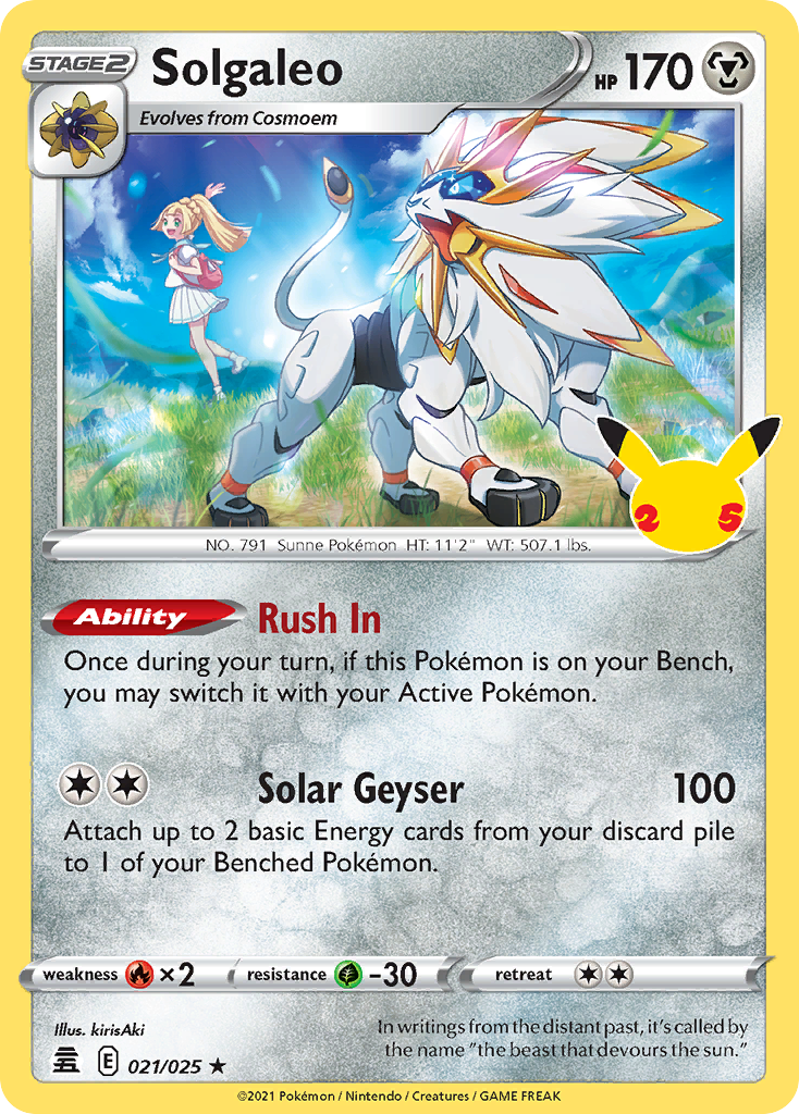 Solgaleo - Celebrations - 021