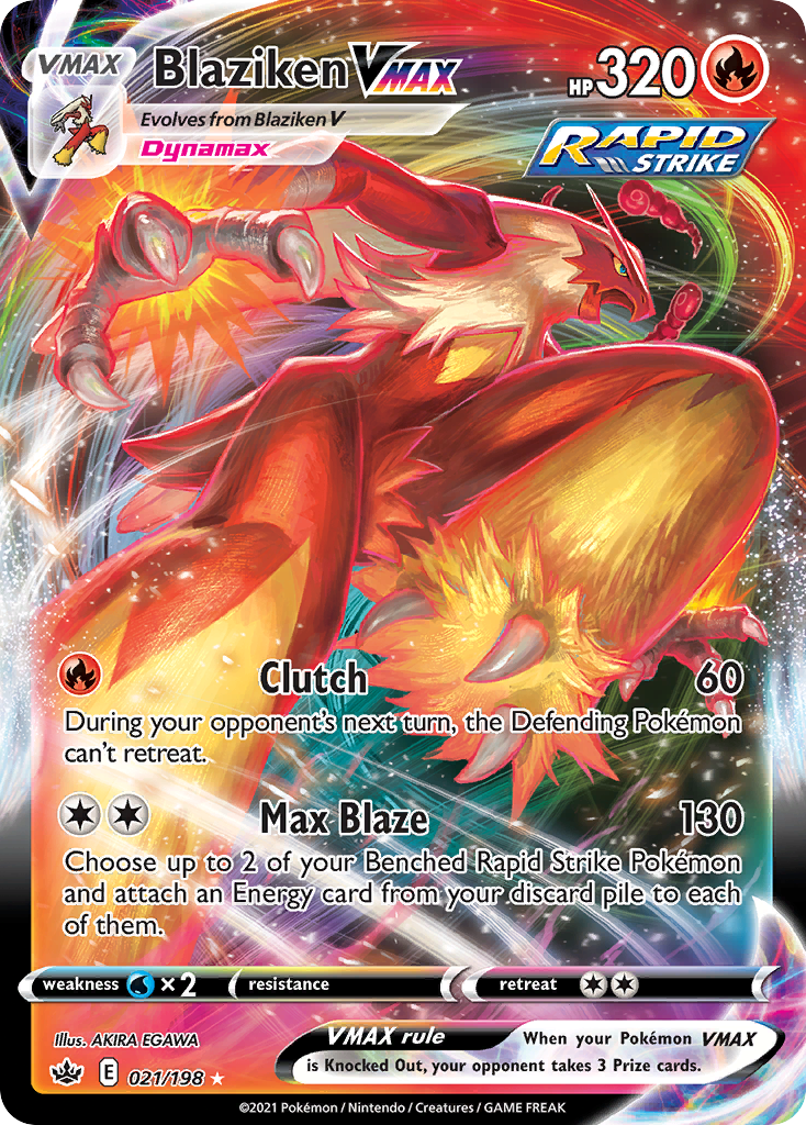 Blaziken VMAX - Chilling Reign - 021