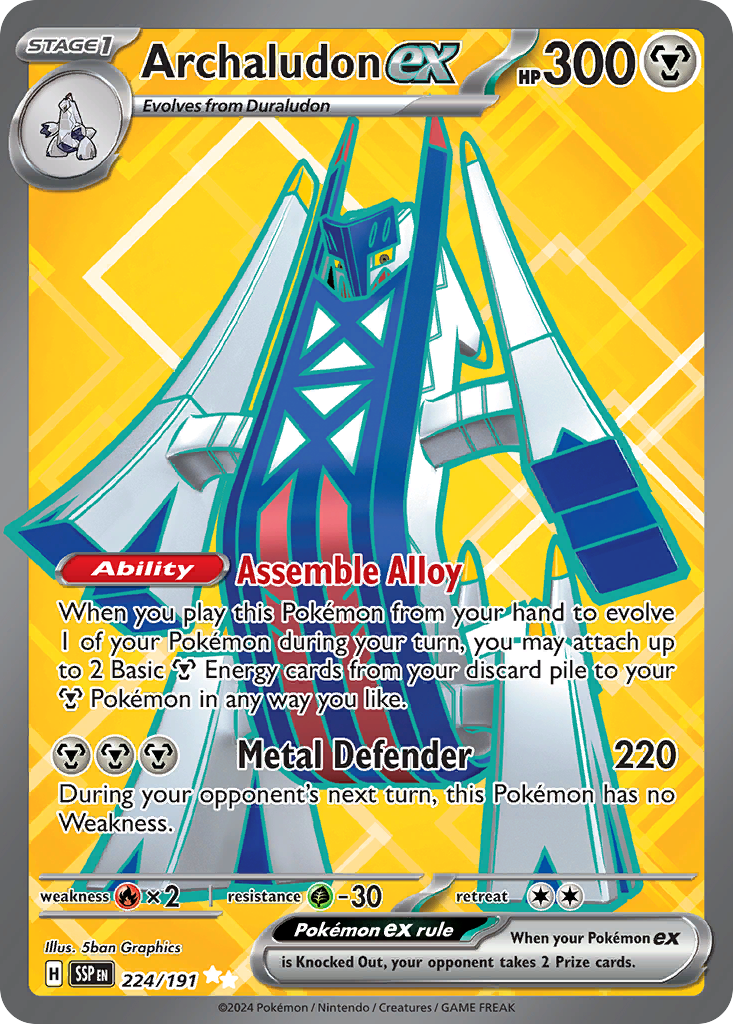 Archaludon ex - Surging Sparks - 224