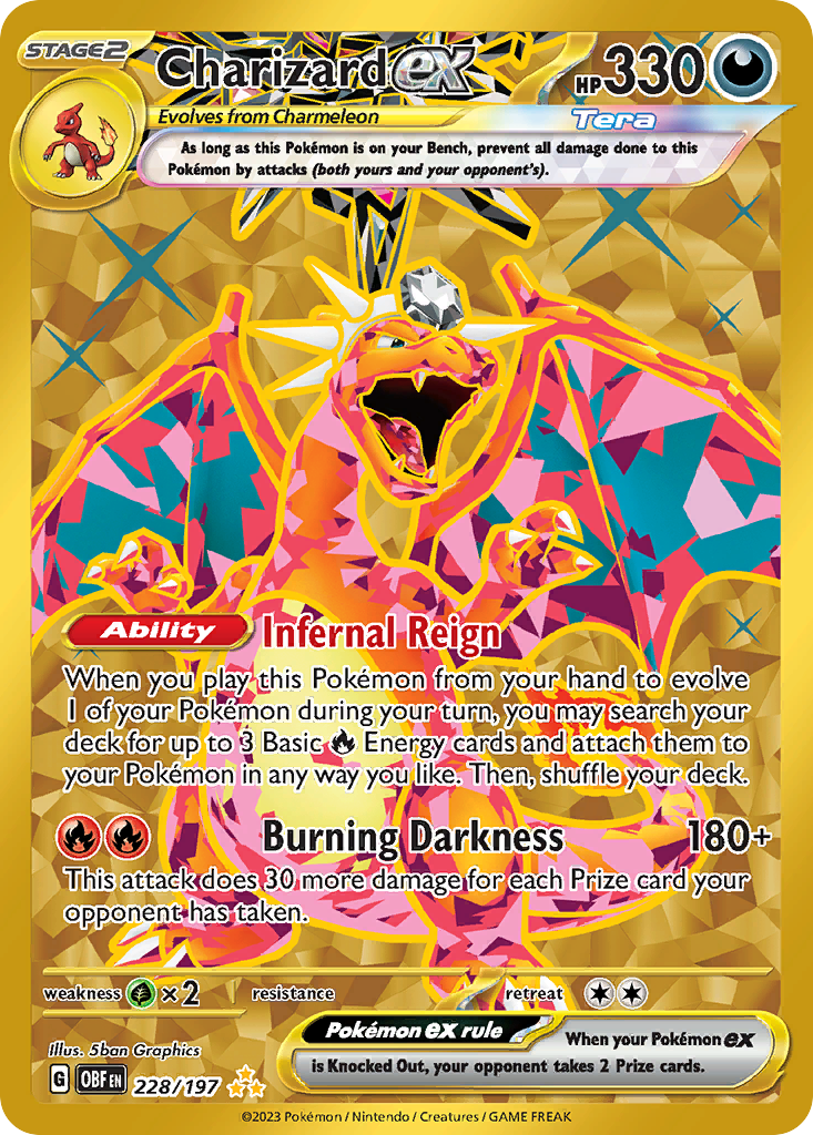Charizard ex - Obsidian Flames - 228