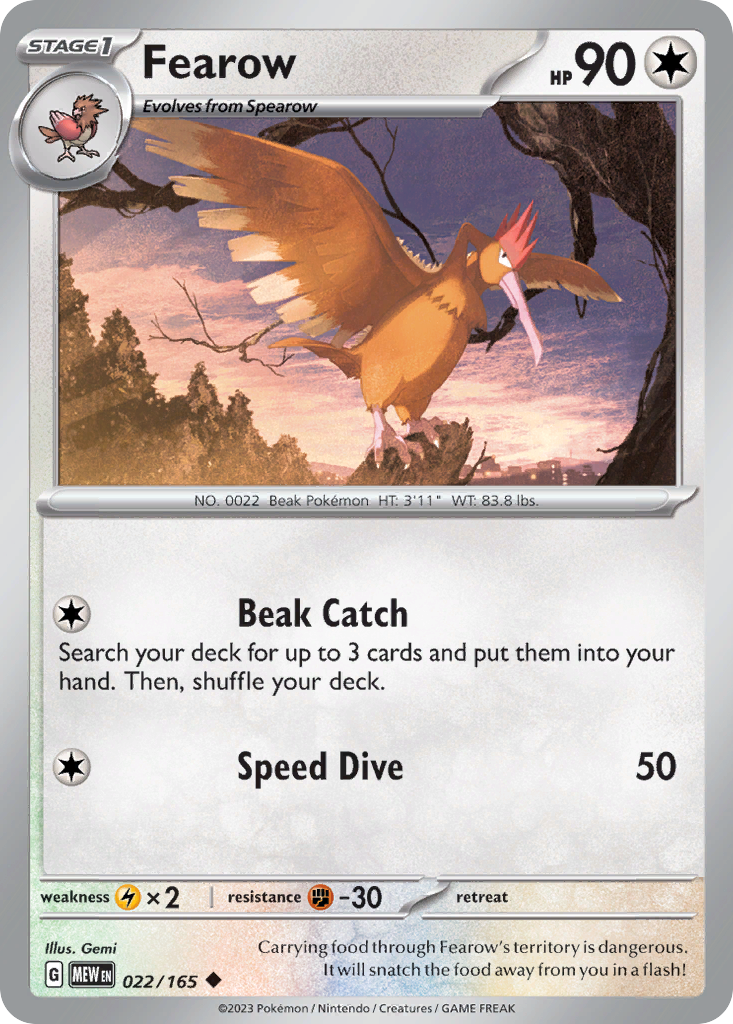 Fearow - 151 - 022