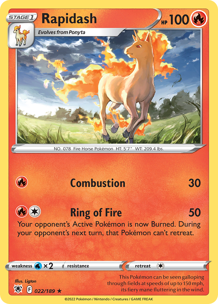 Rapidash - Astral Radiance - 022