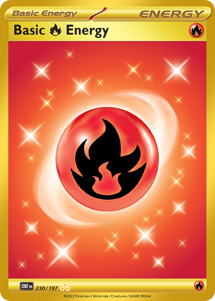 Basic Fire Energy - Obsidian Flames - 230