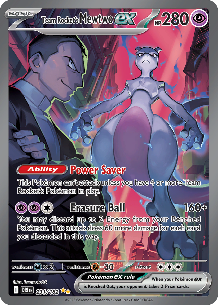 Team Rocket's Mewtwo ex - Destined Rivals - 231
