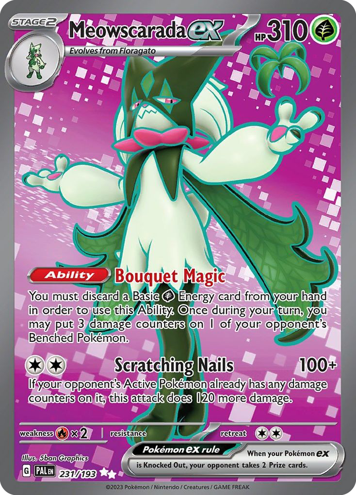 Meowscarada ex - Paldea Evolved - 231