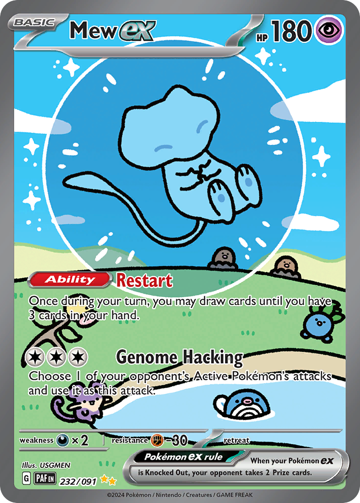 Mew ex - Paldean Fates - 232