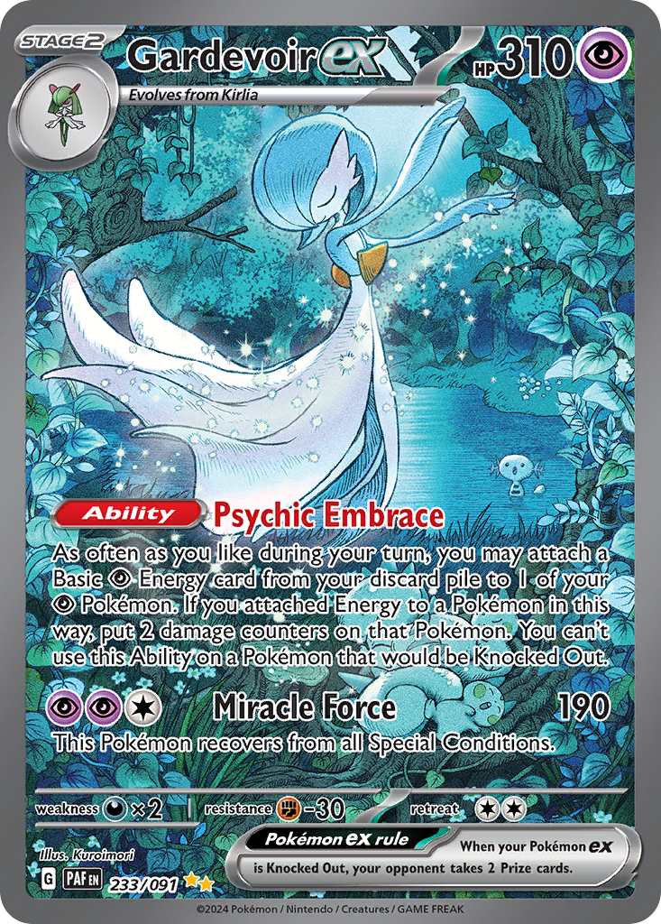 Gardevoir ex - Paldean Fates - 233