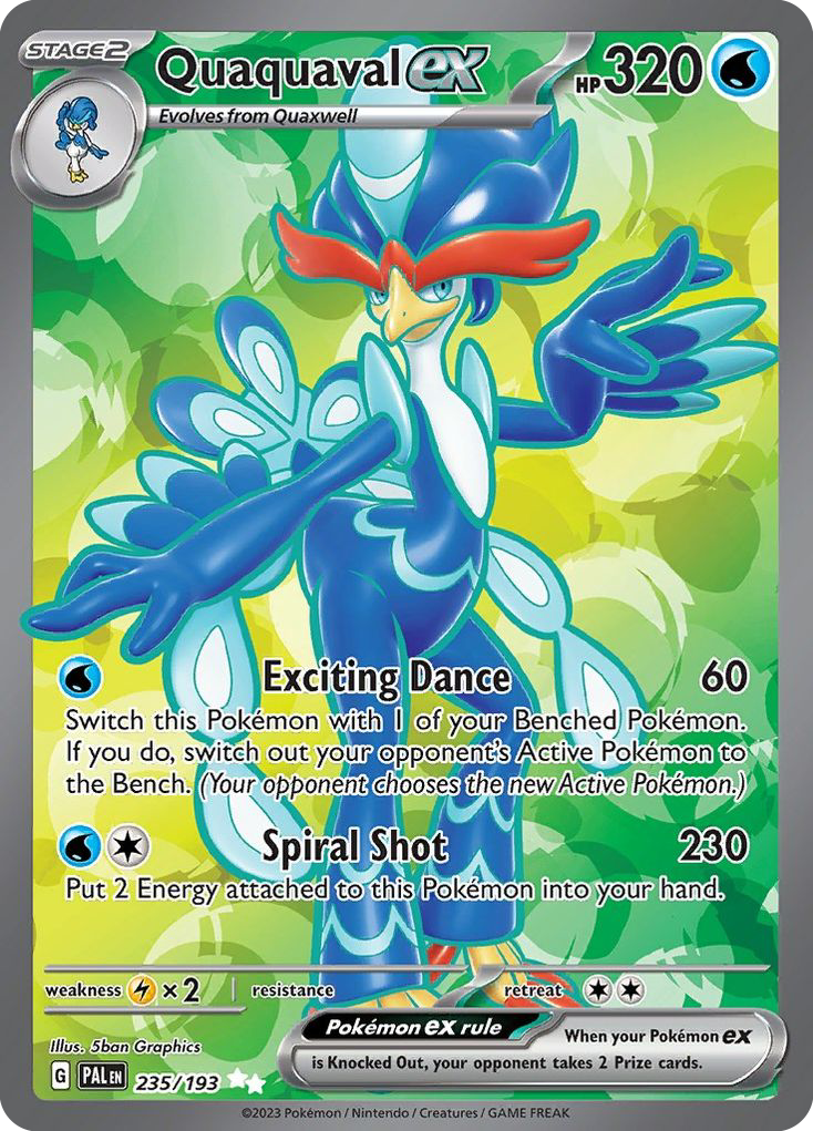 Quaquaval ex - Paldea Evolved - 235