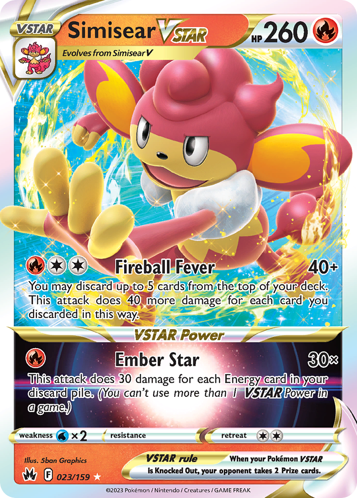 Simisear VSTAR - Crown Zenith - 023