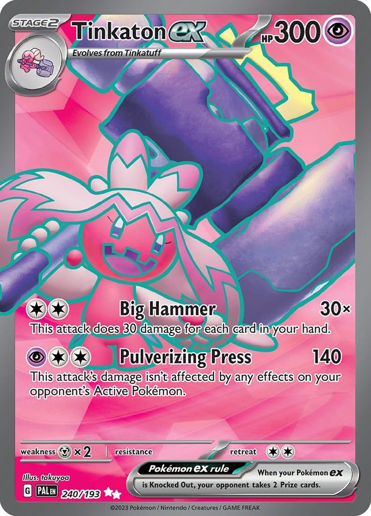 Tinkaton ex - Paldea Evolved - 240
