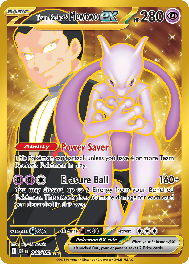 Team Rocket's Mewtwo ex - Destined Rivals - 240