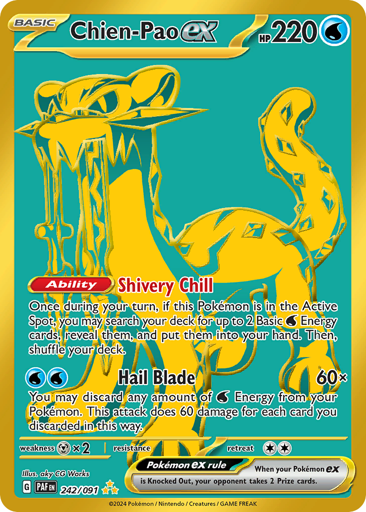 Chien-Pao ex - Paldean Fates - 242