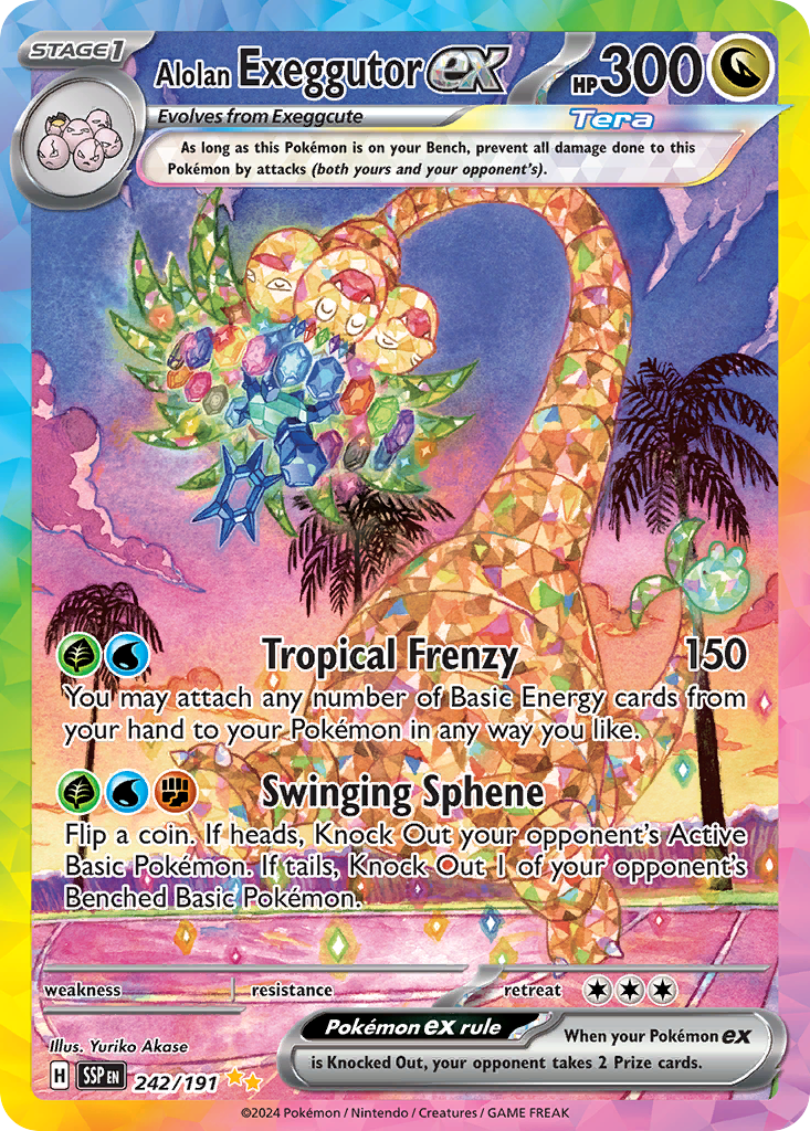 Alolan Exeggutor ex - Surging Sparks - 242