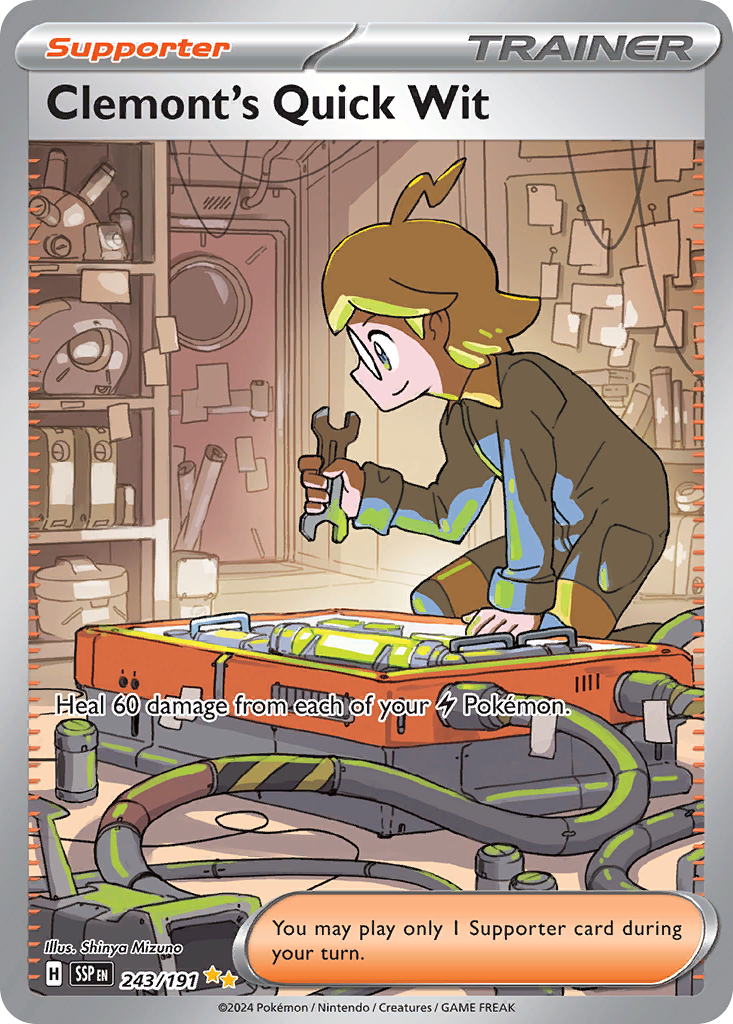 Clemont's Quick Wit - Surging Sparks - 243