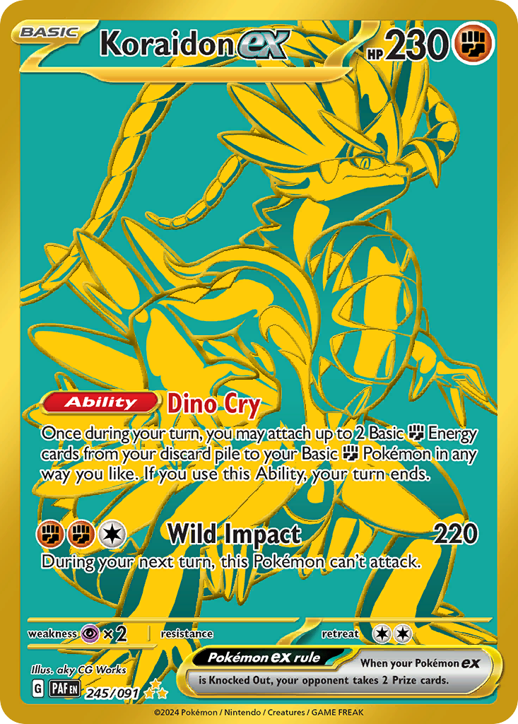 Koraidon ex - Paldean Fates - 245
