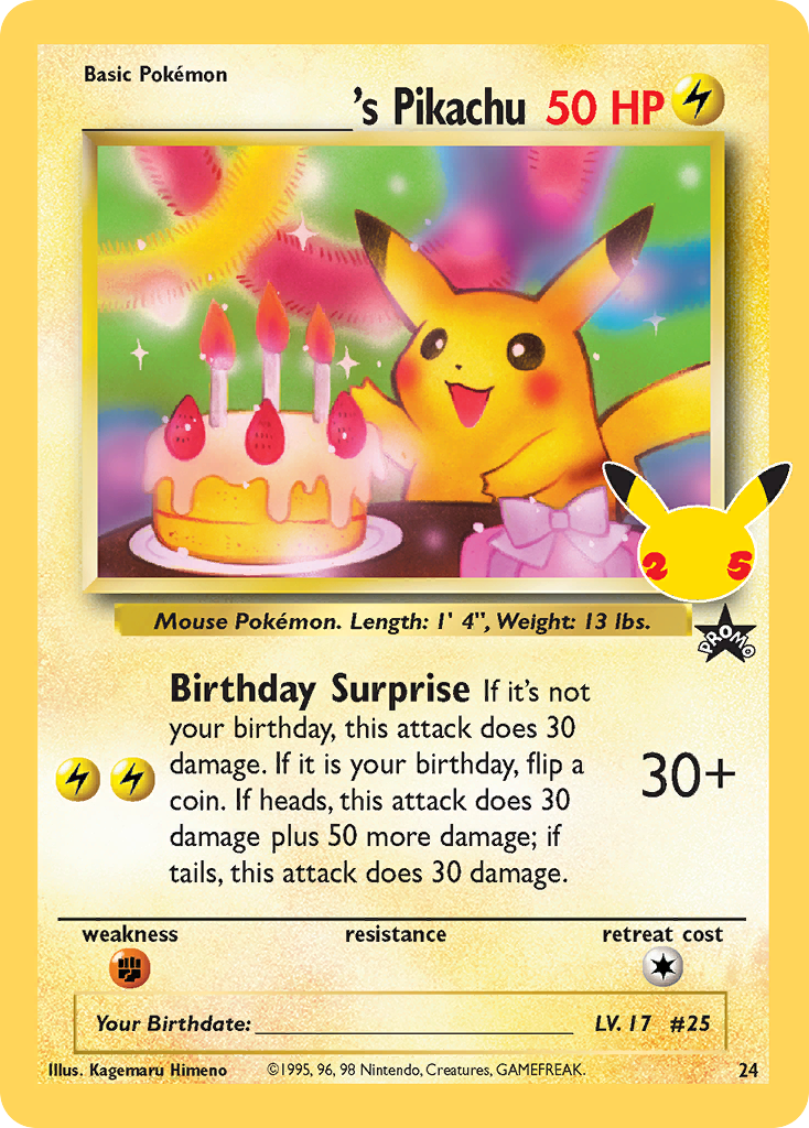 _____'s Pikachu - Celebrations: Classic Collection - 024