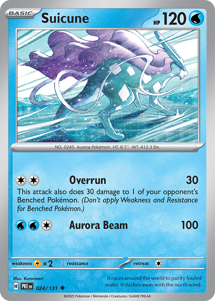 Suicune - Prismatic Evolutions - 024