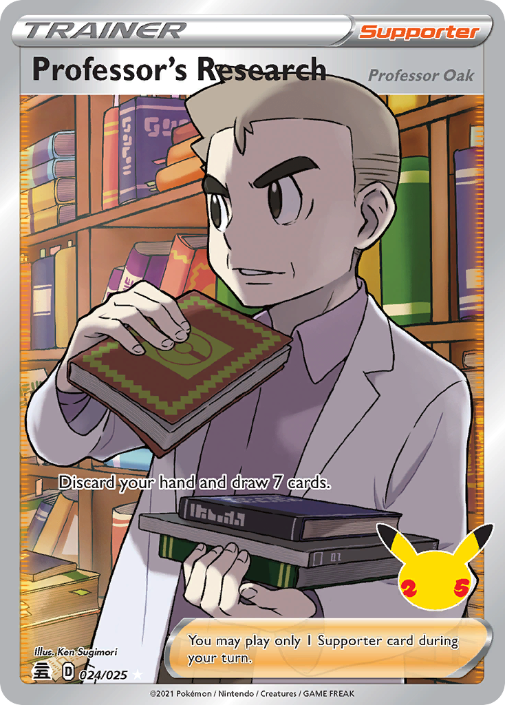 Professor's Research (Professor Oak) - Celebrations - 024