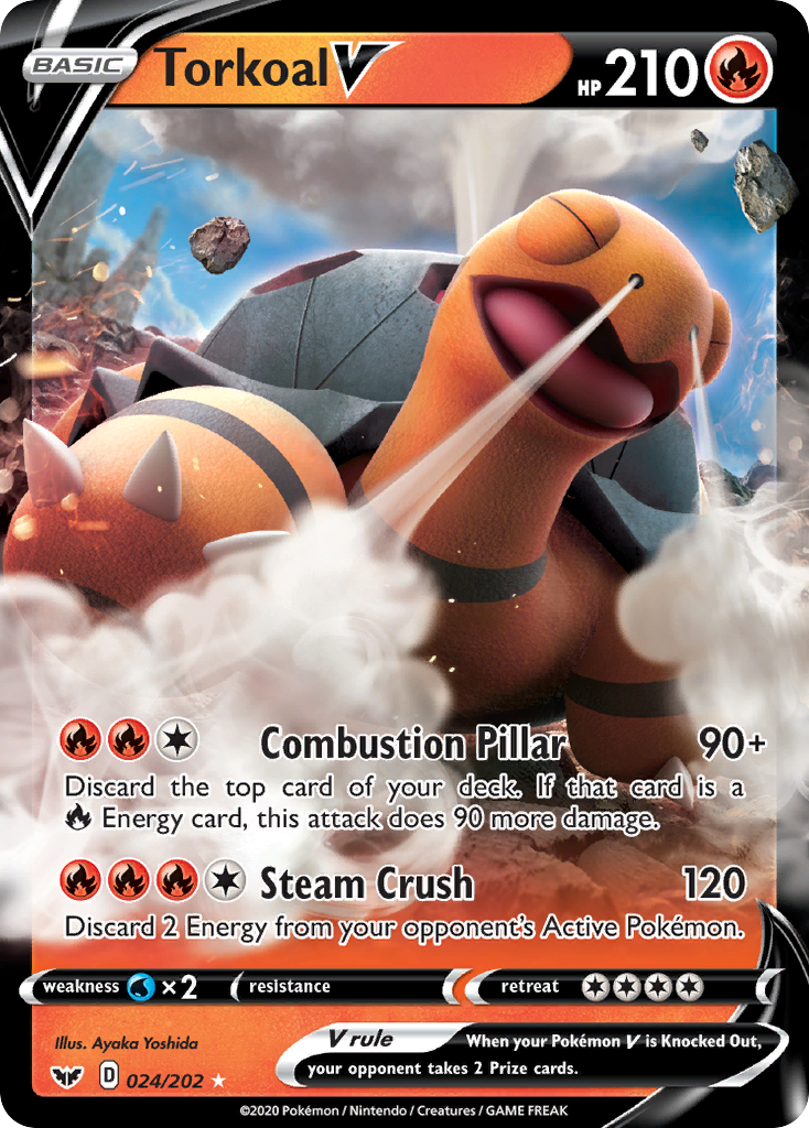 Torkoal V - Sword & Shield - 024
