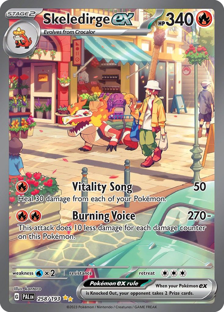Skeledirge ex - Paldea Evolved - 258