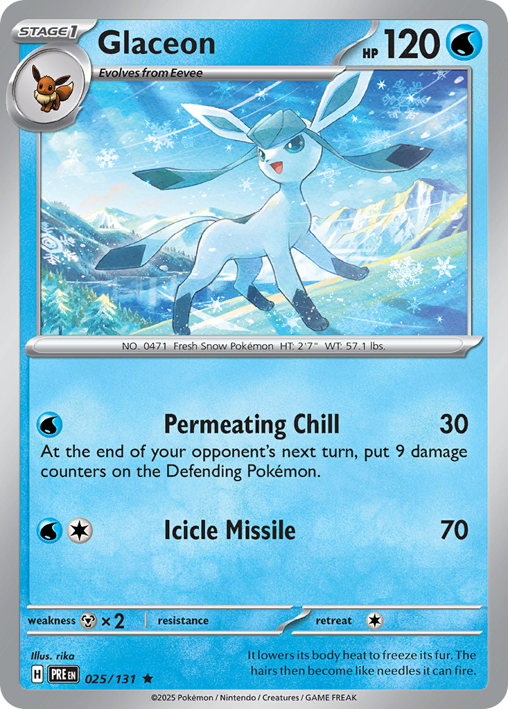 Glaceon - Prismatic Evolutions - 025