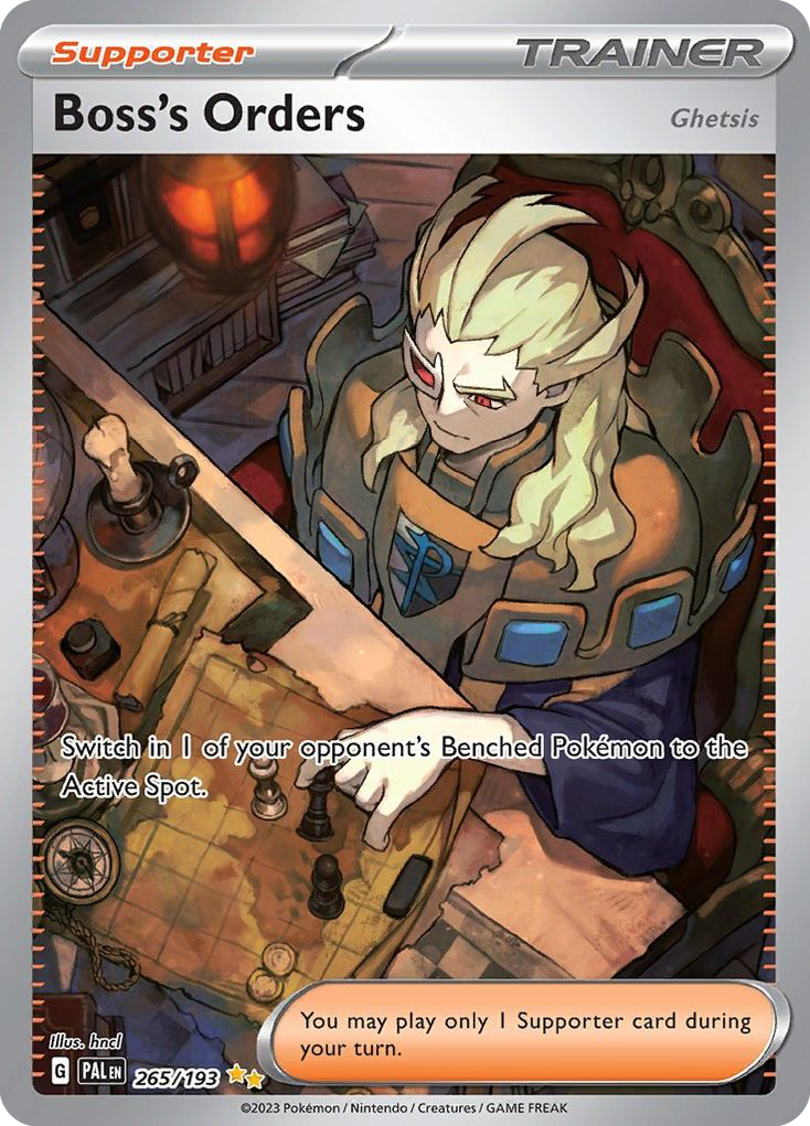 Boss's Orders (Ghetsis) - Paldea Evolved - 265