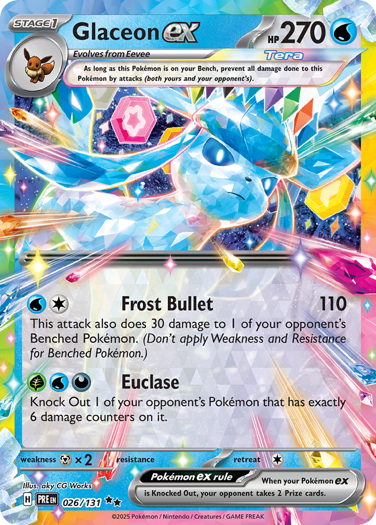Glaceon ex - Prismatic Evolutions - 026