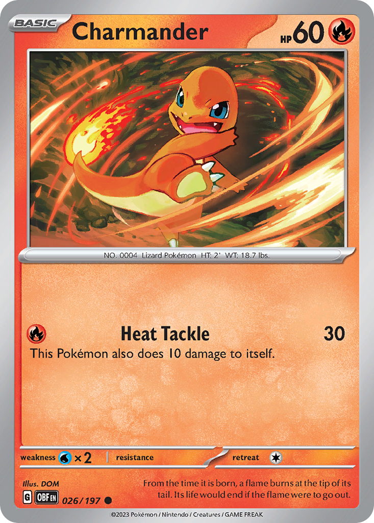 Charmander - Obsidian Flames - 026