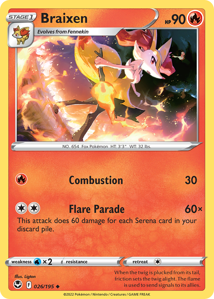 Braixen - Silver Tempest - 026