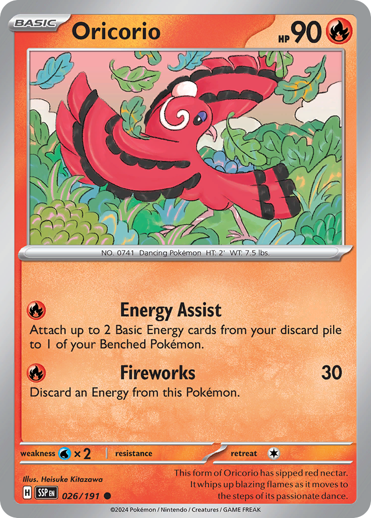 Oricorio - Surging Sparks - 026