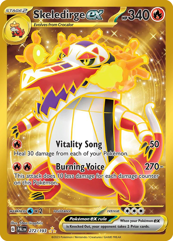 Skeledirge ex - Paldea Evolved - 272