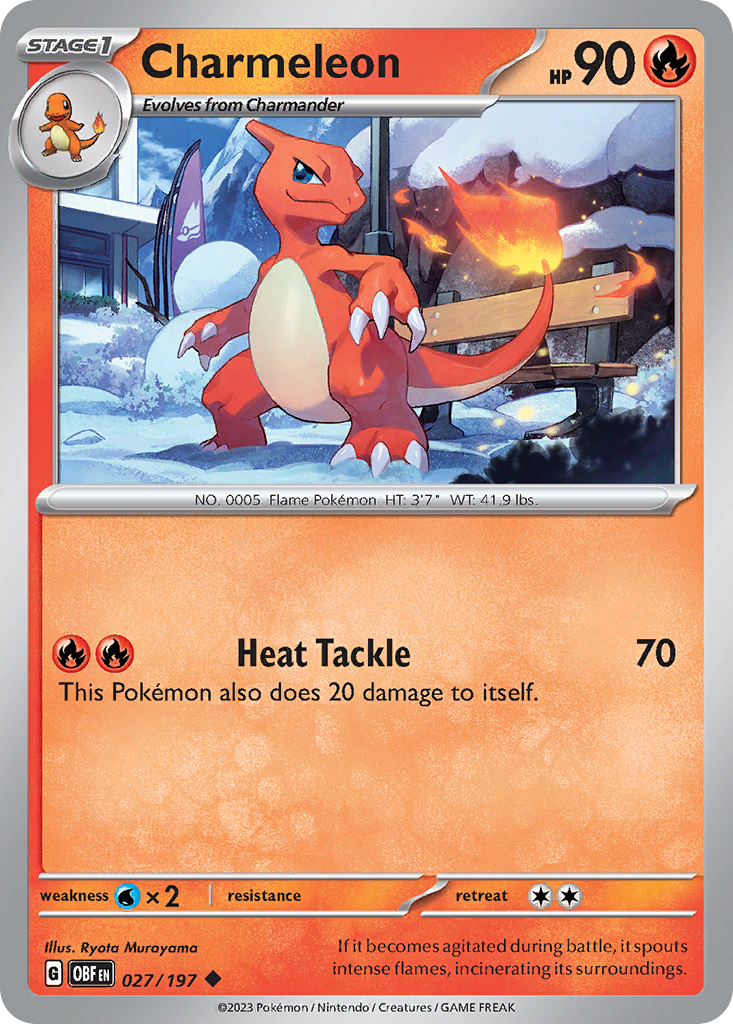 Charmeleon - Obsidian Flames - 027