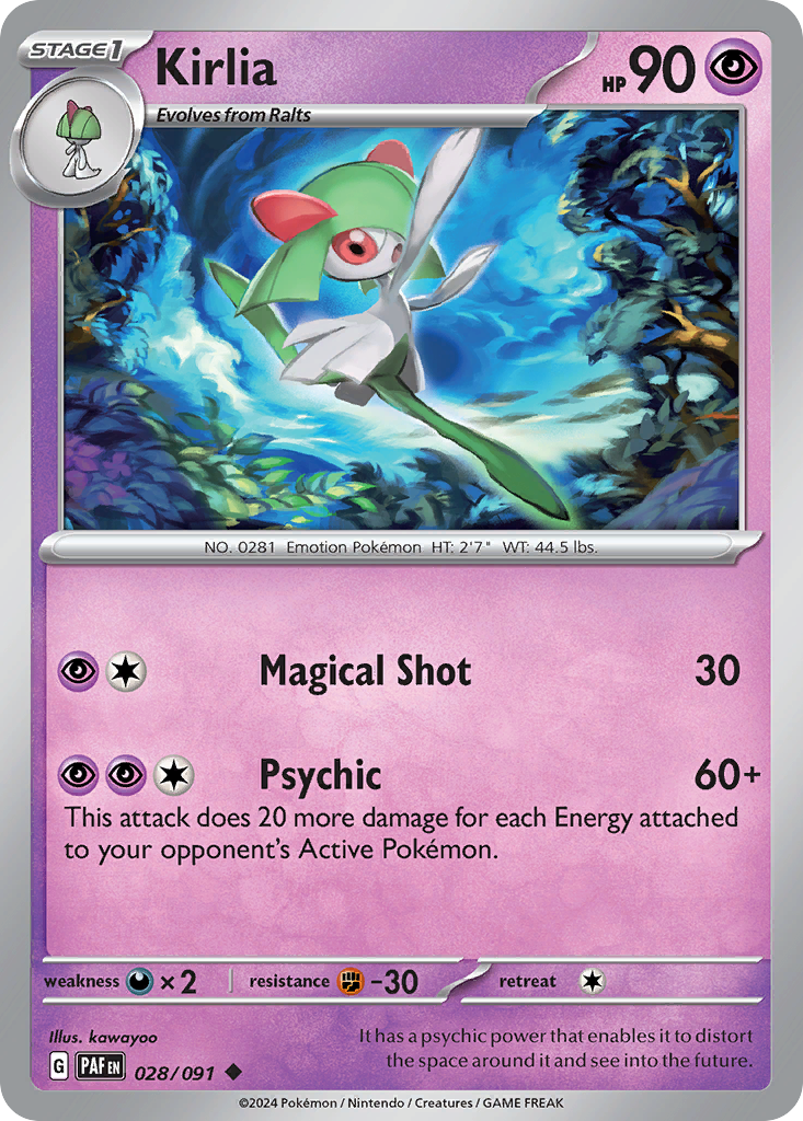 Kirlia - Paldean Fates - 028