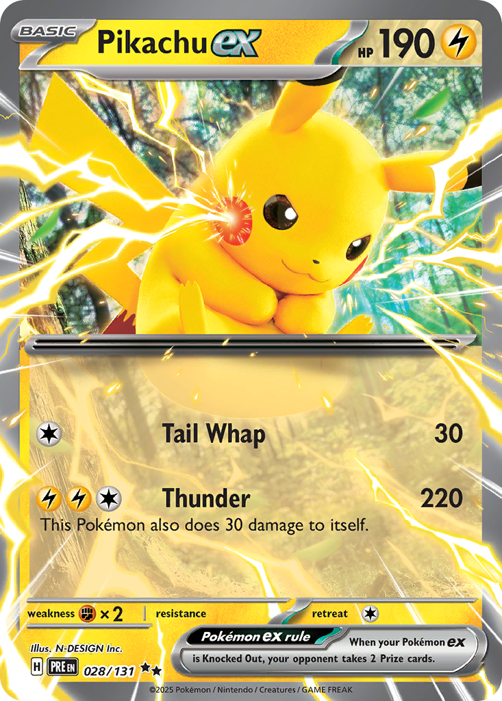 Pikachu ex - Prismatic Evolutions - 028