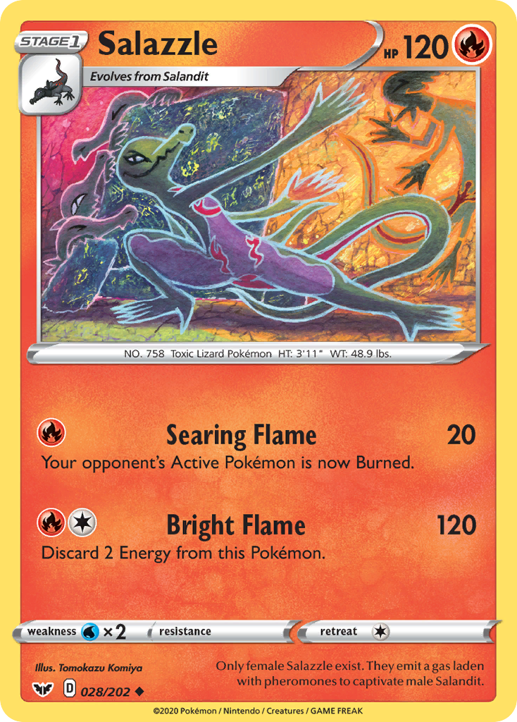 Salazzle - Sword & Shield - 028