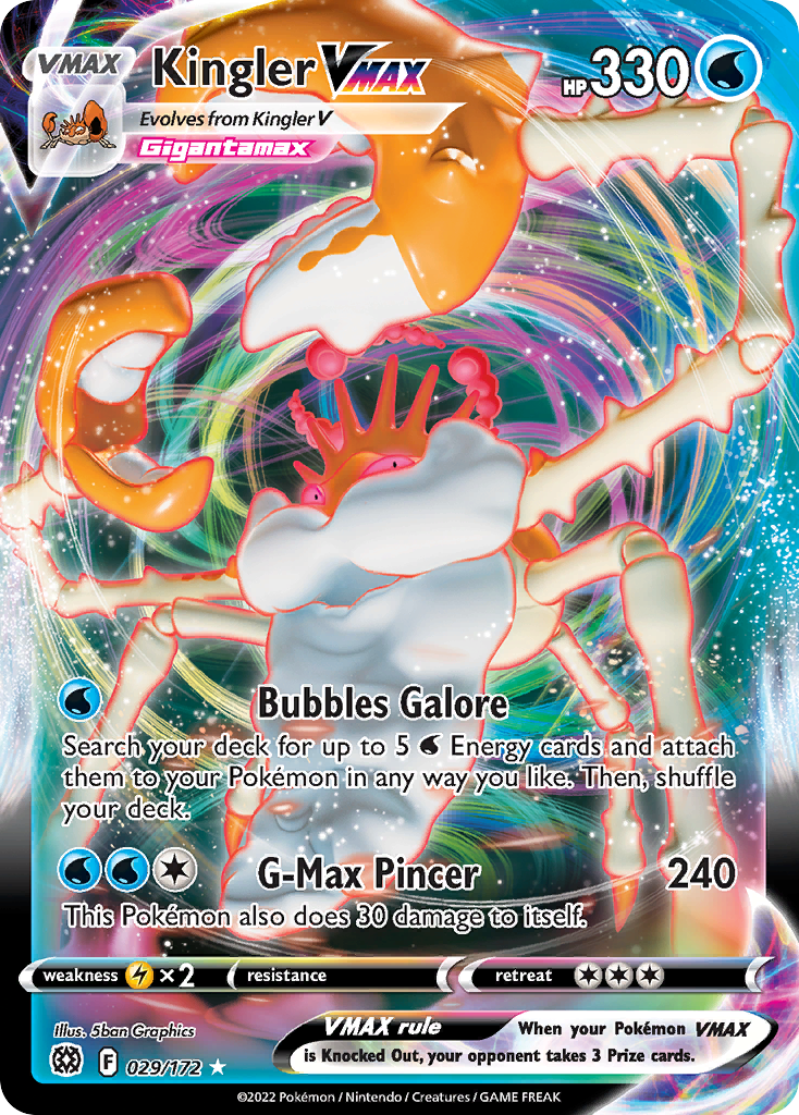 Kingler VMAX - Brilliant Stars - 029