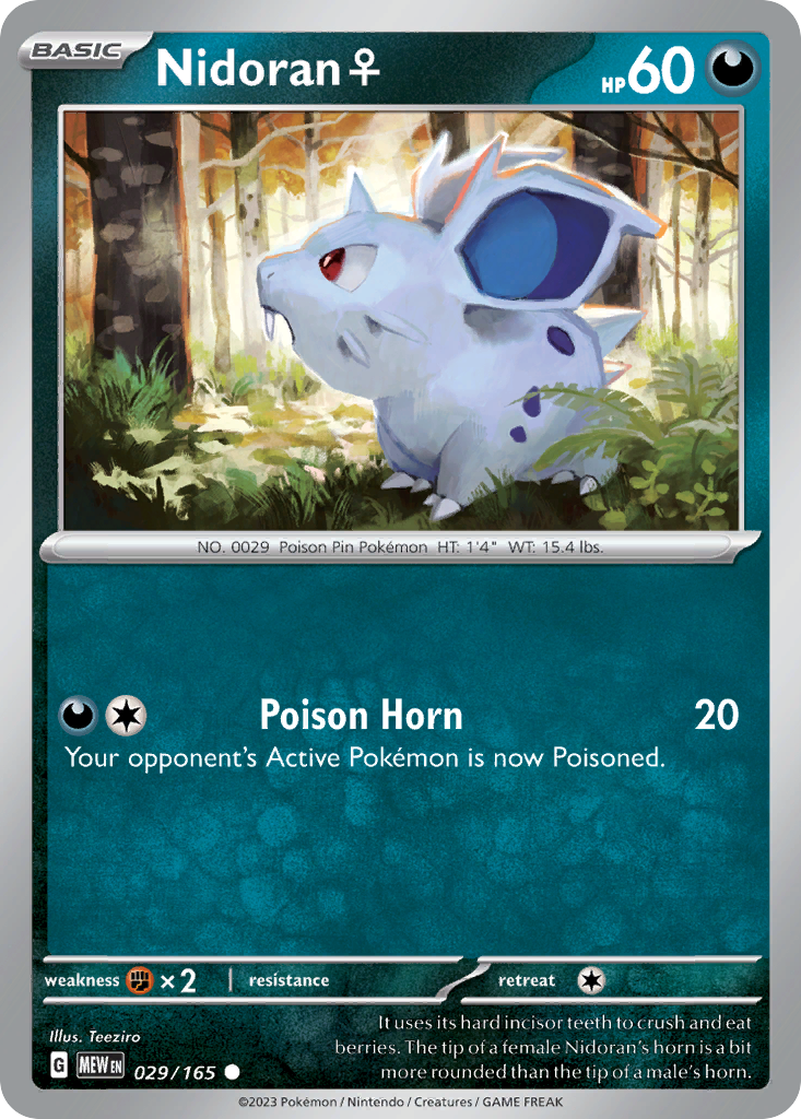 Nidoran ♀ - 151 - 029