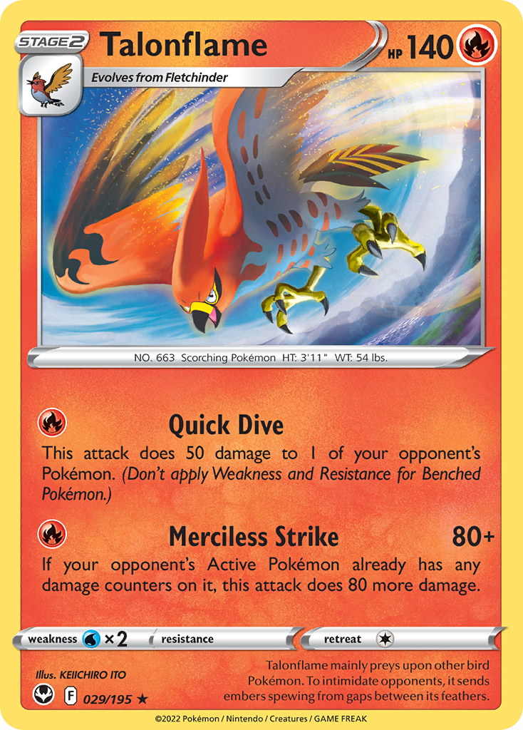 Talonflame - Silver Tempest - 029