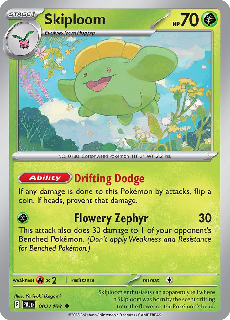 Skiploom - Paldea Evolved - 002